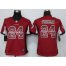 Nike Atlanta Falcons #24 Devonta Freeman Red Team Color Womens Stitched NFL Elite Strobe Jersey