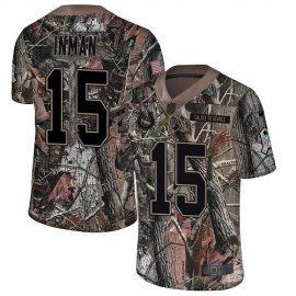 Nike Indianapolis Colts #15 Dontrelle Inman Camo Mens Stitched NFL Limited Rush Realtree Jersey