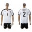Austria #2 Garics White Away Soccer Country Jersey