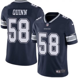 Nike Dallas Cowboys #58 Robert Quinn Navy Blue Team Color Mens Stitched NFL Vapor Untouchable Limited Jersey