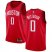 Rockets #0 Russell Westbrook Red Basketball Swingman Earned Edition Jersey