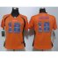 Nike Denver Broncos #18 Peyton Manning Orange Team Color Womens Stitched NFL Elite Strobe Jersey