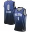 Mens 2023 All-Star #0 Damian Lillard Blue Game Swingman Stitched Basketball Jersey