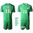 Marseille #16 Pele Green Goalkeeper Kid Soccer Club Jersey