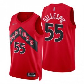 Nike Toronto Raptors #55 Freddie Gillespie Red Mens 2021-22 NBA 75th Anniversary Diamond Swingman Jersey – Icon Edition Mens