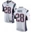 Nike New England Patriots #28 James White White Youth Stitched NFL New Elite Jersey