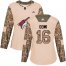 Adidas Arizona Coyotes #16 Max Domi Camo Authentic 2017 Veterans Day Womens Stitched NHL Jersey