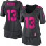 Nike Miami Dolphins #13 Dan Marino Dark Grey Womens Breast Cancer Awareness Stitched NFL Elite Jersey