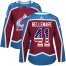 Adidas Colorado Avalanche #41 Pierre-Edouard Bellemare Burgundy Home Authentic USA Flag Womens Stitched NHL Jersey