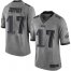 Nike Philadelphia Eagles #17 Alshon Jeffery Gray Mens Stitched NFL Limited Gridiron Gray Jersey