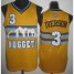 Denver Nuggets 3 Allen Iverson Yellow Revolution 30 NBA Jersey Cheap