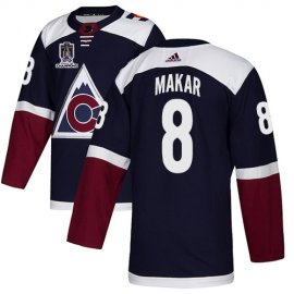 Adidas Colorado Avalanche #8 Cale Makar Navy 2022 Stanley Cup Champions Alternate Authentic Stitched NHL Jersey Mens