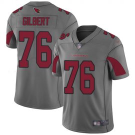 Nike Arizona Cardinals #76 Marcus Gilbert Silver Mens Stitched NFL Limited Inverted Legend Jersey