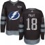 Adidas Tampa Bay Lightning #18 Ondrej Palat Black 1917-2017 100th Anniversary Stitched NHL Jersey
