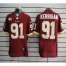 Nike Washington Football Team #91 Ryan Kerrigan Burgundy Red Team Color With C Patch Mens Stitched NFL Elite Jersey