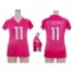 Nike Arizona Cardinals #11 Larry Fitzgerald Pink Draft Him Name & Number Top Womens Stitched NFL Elite Jersey