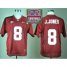 2013 BCS National Championship Alabama Crimson #8 J JONES Red NCAA Football Jersey