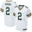 Nike Green Bay Packers #2 Mason Crosby White Mens Stitched NFL Elite Jersey
