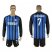 Inter Milan #7 Kondogbia Home Long Sleeves Soccer Club Jersey