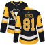 Adidas Pittsburgh Penguins #81 Phil Kessel Black Home Authentic Womens Stitched NHL Jersey