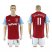 West Ham United #11 Valencia Home Soccer Club Jersey