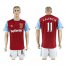 West Ham United #11 Valencia Home Soccer Club Jersey