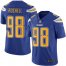 Nike Los Angeles Chargers #98 Isaac Rochell Electric Blue Mens Stitched NFL Limited Rush Jersey