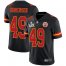 Nike Kansas City Chiefs #49 Daniel Sorensen Black Mens Super Bowl LV Bound Stitched NFL Limited Rush Jersey