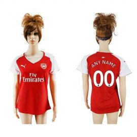 Womens Arsenal Personalized Home Soccer Club Jersey