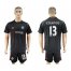 Chelsea #13 Courtois Black Goalkeeper Soccer Club Jersey