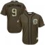 Detroit Tigers #9 Nick Castellanos Green Salute to Service Stitched Youth MLB Jersey