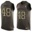 Nike Arizona Cardinals #48 Isaiah Simmons Green Mens Stitched NFL Limited Salute To Service Tank Top Jersey