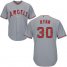 Los Angeles Angels #30 Nolan Ryan Grey Cool Base Stitched Youth MLB Jersey