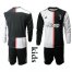 Juventus Blank Home Long Sleeves Kid Soccer Club Jersey