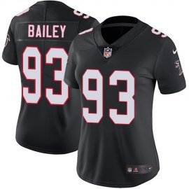 Nike Atlanta Falcons #93 Allen Bailey Black Alternate Womens Stitched NFL Vapor Untouchable Limited Jersey