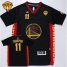 Warriors #11 Klay Thompson Black Slate Chinese New Year The Finals Patch Stitched NBA Jersey