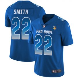 Nike Minnesota Vikings #22 Harrison Smith Royal Youth Stitched NFL Limited NFC 2018 Pro Bowl Jersey