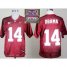 2013 BCS National Championship Alabama Crimson 14 Obama Red NCAA Football Jersey