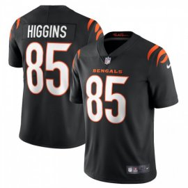 Cincinnati Cincinnati Bengals #85 Tee Higgins Black Nike Vapor Limited Jersey