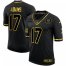 Green Bay Packers #17 Davante Adams Mens Nike 2020 Salute To Service Golden Limited NFL Jersey Black