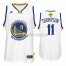 Mens Golden State Warriors #11 Klay Thompson White Stitched 2016 The Finals Home Swingman NBA Jersey