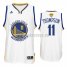 Mens Golden State Warriors #11 Klay Thompson White Stitched 2016 The Finals Home Swingman NBA Jersey