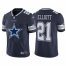 Dallas Cowboys #21 Ezekiel Elliott Navy Blue Mens Nike Big Team Logo Vapor Limited NFL Jersey