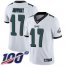 Nike Philadelphia Eagles #17 Alshon Jeffery White Mens Stitched NFL 100th Season Vapor Limited Jersey