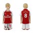 Arsenal #8 Ramsey Home Kid Soccer Club Jersey
