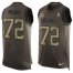 Nike Chicago Bears #72 William Perry Green Mens Stitched NFL Limited Salute To Service Tank Top Jersey