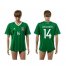Mexico #14 Chicharito Green Home Soccer Country Jersey