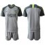 Boca Juniors Blank Grey Goalkeeper Soccer Club Jersey
