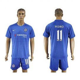 Chelsea #11 Pedro Home Soccer Club Jersey