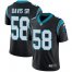 Nike Carolina Panthers #58 Thomas Davis Sr Black Team Color Mens Stitched NFL Vapor Untouchable Limited Jersey